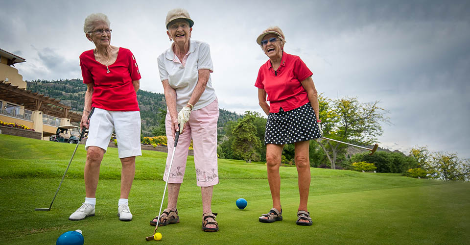 Golfing